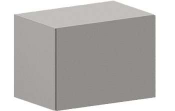 Шкаф верхний горизонтальный ШВГ 500 Гарден Лайт грей