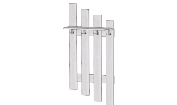 Вешалка настенная Модерн Анкор светлый