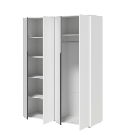 мс Алиса ШК-1600 белый/белый гладкий