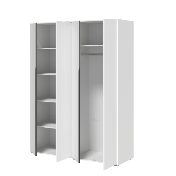 мс Алиса ШК-1600 белый/белый гладкий