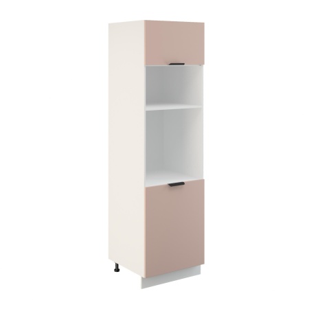 Пенал ПДГ 600 Корпус: ЛДСП белый 16мм; фасад: фрезеровка Норд, МДФ софт какао 16 мм Пенал ПДГ 600 Корпус: ЛДСП белый 16мм; фасад: фрезеровка Норд, МДФ софт какао 16 мм