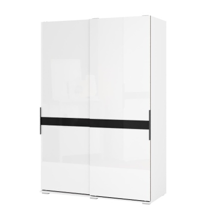 шкаф-купе Оскар 1,5м белый/глянец белый