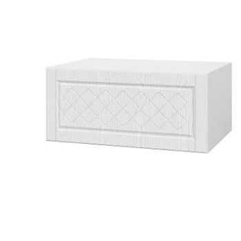 Шкаф верхний  антресоль ШВА 800 Барселона белый массив (МДФ 16мм МС София)