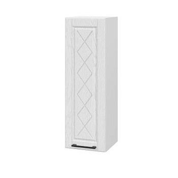 Шкаф верхний (премьер) ШВ 300Н Барселона белый массив (МДФ 16мм МС София) Шкаф верхний (премьер) ШВ 300Н Барселона белый массив (МДФ 16мм МС София)