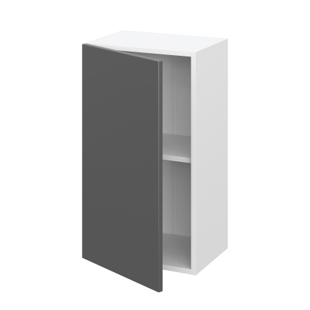 Шкаф верхний ШВ 400 Барселона белый массив (МДФ 16мм МС София)