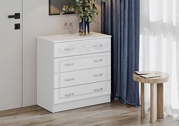 мс для спальни Венеция КМ-02 белый/софт даймонд