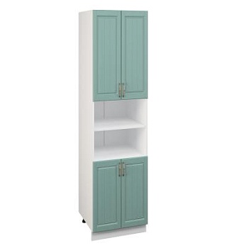 Пенал (премьер) ПД600Н-22 Корпус: ЛДСП белый 16мм; фасад: фрезеровка Лондон, МДФ дуб изумруд 16мм Пенал (премьер) ПД600Н-22 Корпус: ЛДСП белый 16мм; фасад: фрезеровка Лондон, МДФ дуб изумруд 16мм