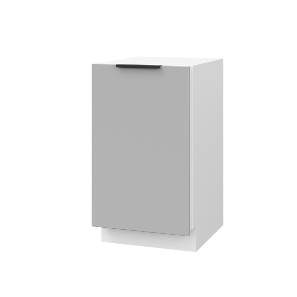 Фасад для посудомоечной машины ШНПМ 450 Фасад: фрезеровка Оливия, ЛДСП серый софт