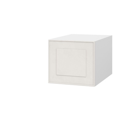 Шкаф верхний  антресоль ШВА 400 Милена белый арт (МДФ 16мм МС София)