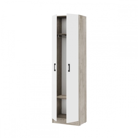 мс для прихожей Вега ШК-2 Дуб крафт серый / Белый