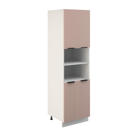 Пенал ПД2 600 Корпус: ЛДСП белый 16мм; фасад: фрезеровка Норд Line, МДФ софт какао 16 мм Пенал ПД2 600 Корпус: ЛДСП белый 16мм; фасад: фрезеровка Норд Line, МДФ софт какао 16 мм