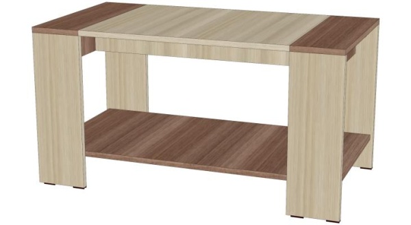 Стол журнальный Уют Ясень Шимо комбинированный Стол журнальный Уют Ясень Шимо комбинированный