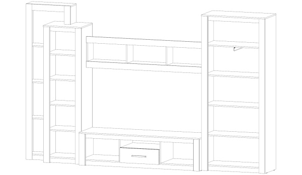Гостиная Элис Ясень Шимо светлый