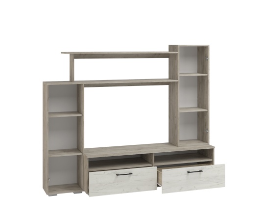 гостиная Эмма МИНИ Дуб Крафт серый / Дуб Крафт белый