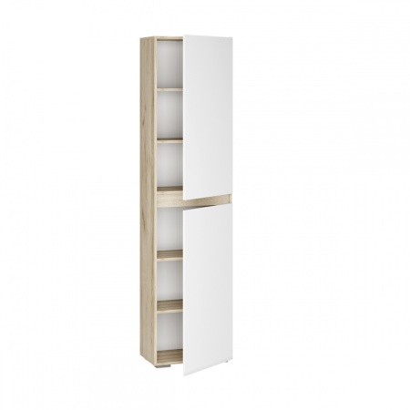 мс для гостиной Вирола П-500 Дуб крафт серый / Глянец белый