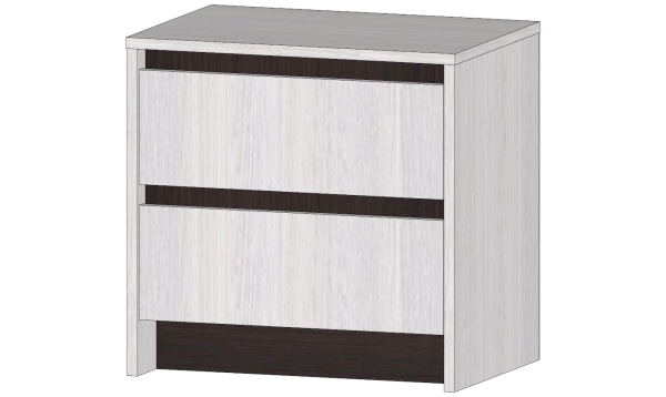 Тумба прикроватная Бостон Анкор светлый / Венге