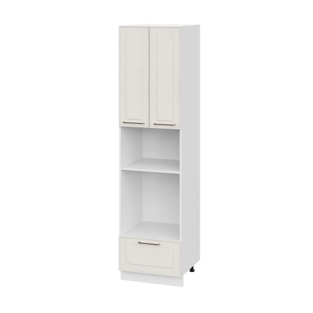 Пенал (премьер) ПДМ600Н-21Я Милена белый арт (МДФ 16мм МС София)