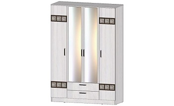 Шкаф 4-х створчатый Коста-Рика Анкор светлый Шкаф 4-х створчатый Коста-Рика Анкор светлый