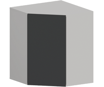 Шкаф верхний угловой ШВУ 590 Гарден Графит софт