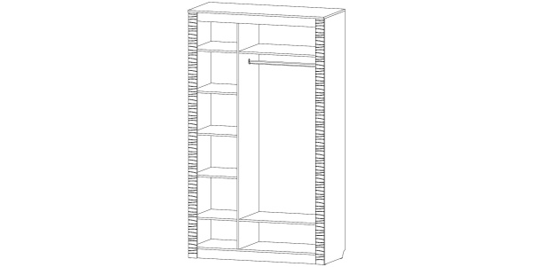 Шкаф 3-х створчатый Ривьера Анкор светлый