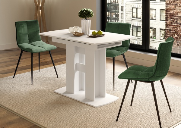 Стол обеденный Белое дерево/белое дерево