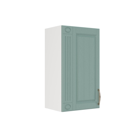 Шкаф верхний декор Лондон ШВД 400 Белый/дуб изумруд