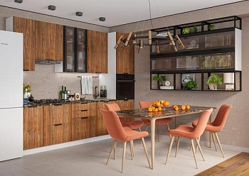 Модульная кухня Норд Канадский орех Модульная кухня Норд Канадский орех