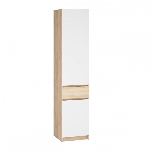 мс для прихожей Стоуби ШК-500 Дуб Крафт золотой / Глянец белый мс для прихожей Стоуби ШК-500 Дуб Крафт золотой / Глянец белый