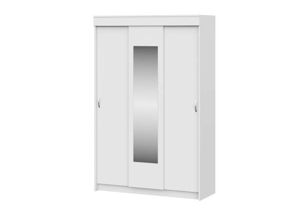 шкаф-купе Бассо Белый / Белый шкаф-купе Бассо Белый / Белый