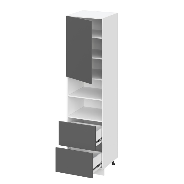 Пенал (премьер) ПД600Н-12Я Корпус: ЛДСП белый 16мм; фасад: фрезеровка Норд, МДФ орех канадский 16 мм Пенал (премьер) ПД600Н-12Я Корпус: ЛДСП белый 16мм; фасад: фрезеровка Норд, МДФ орех канадский 16 мм