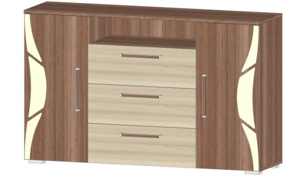 Комод Верона Ясень Шимо комбинированный