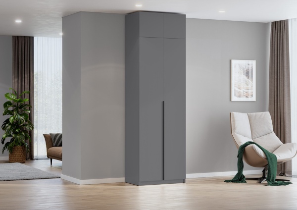 антресоль Берген ПРО А-800 серый графит/серый графит