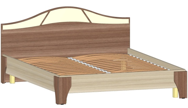 Кровать 2-х спальная Верона 1600 Ясень Шимо комбинированный