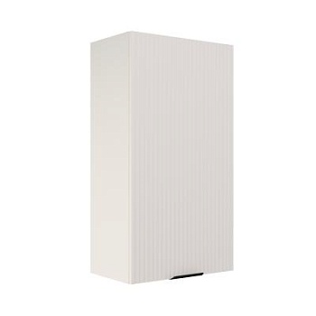 Шкаф верхний (премьер) ШВ 500Н Корпус: ЛДСП белый 16мм; фасад: фрезеровка Норд Line, МДФ софт даймонд 16 мм