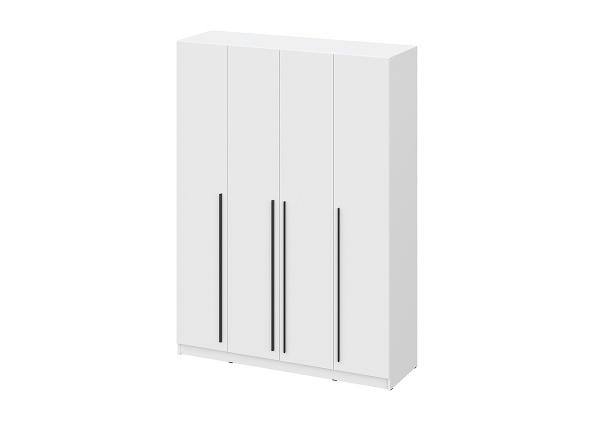 мс Берген ШК-1600 белое дерево/белое дерево