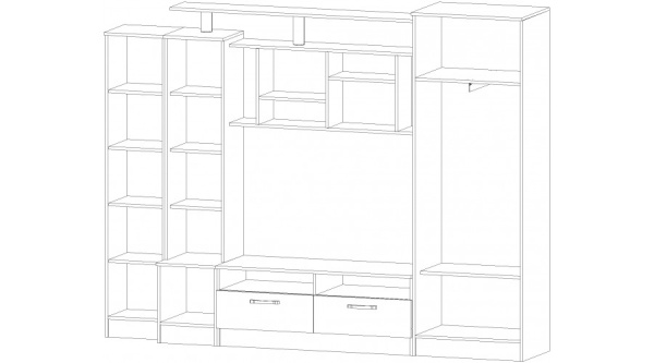 Гостиная Оскар Ясень Шимо комбинированный