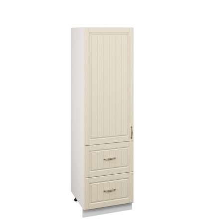 Пенал П600-12Я Корпус: ЛДСП белый 16мм; фасад: фрезеровка Лондон, МДФ дуб крем 16мм Пенал П600-12Я Корпус: ЛДСП белый 16мм; фасад: фрезеровка Лондон, МДФ дуб крем 16мм