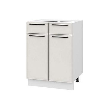 Шкаф нижний с ящиками ШН2Я 600 Либерти белый арт (МДФ 16мм МС София)