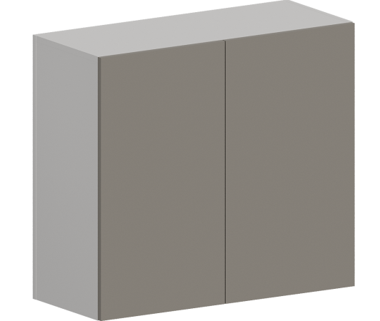 Шкаф верхний ШВ 800 Стенли Теплый серый