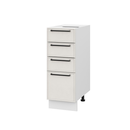 Шкаф нижний с ящиками ШНЯ 300 Либерти белый арт (МДФ 16мм МС София)