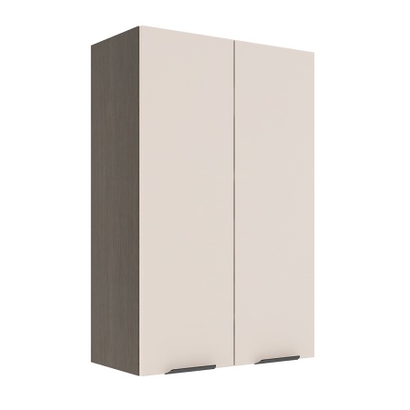 Шкаф верхний (премьер) ШВ 600Н Корпус: ЛДСП венге 16мм; фасад: фрезеровка Норд, МДФ софт латте 16 мм