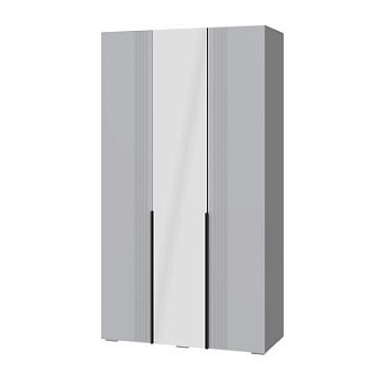 Шкаф Альмерия ШК-1200 с зеркалом Серый графит / Бархат серый Шкаф Альмерия ШК-1200 с зеркалом Серый графит / Бархат серый