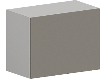 Шкаф верхний горизонтальный высокий ШВГ 609 Стенли Теплый серый