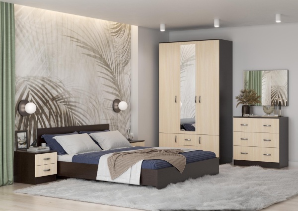 Модульная спальня Ронда Венге / Дуб белфорд 