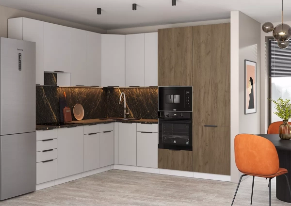 Модульная кухня Оливия Дуб крафт табачный