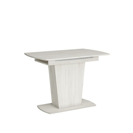 Стол обеденный Дуб крафт белый/дуб крафт белый
