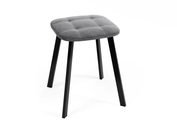 Табурет Крафт KV Серый Ultra Grey / Черный