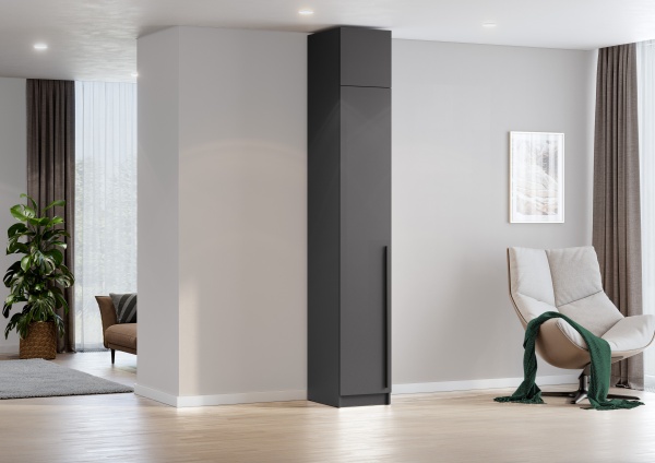 Модульная спальня Берген Серый графит