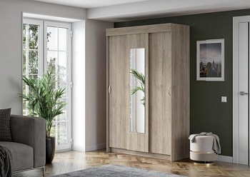 шкаф-купе Бассо Дуб крафт серый / Дуб крафт серый шкаф-купе Бассо Дуб крафт серый / Дуб крафт серый