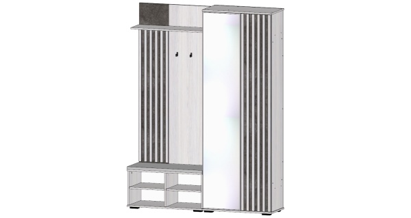 Марракеш Прихожая Анкор светлый / Цемент темный